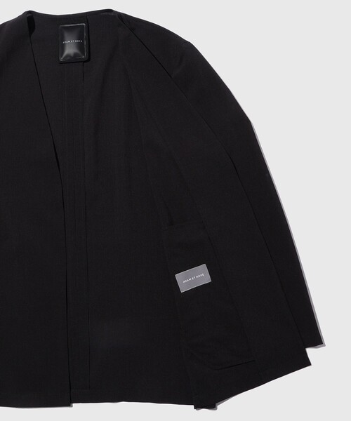 ADAM ET ROPE'（アダムエロペ）の「【COVEROSS/カバロス】ノーカラージャケット×イージースラックス セットアップ / ロングシーズン着用可能（セットアップ・メンズ・カーキ/ブラック/ネイビー・S/M/L）」の11枚目の写真