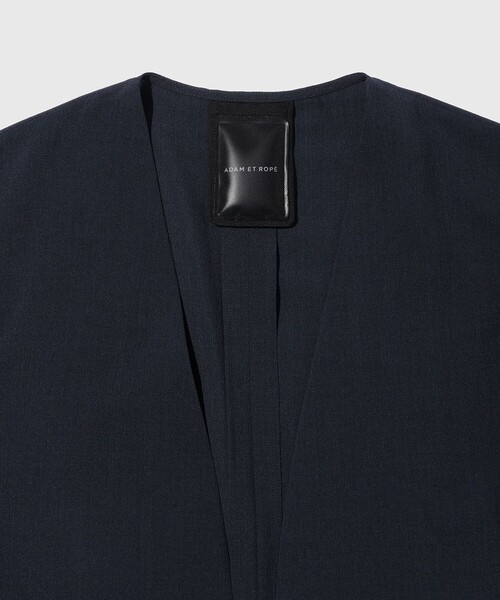 ADAM ET ROPE'（アダムエロペ）の「【COVEROSS/カバロス】ノーカラージャケット×イージースラックス セットアップ / ロングシーズン着用可能（セットアップ・メンズ・カーキ/ブラック/ネイビー・S/M/L）」の14枚目の写真