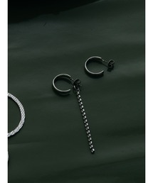 【ROOM.THE.ROOM】Metal circle small hoop pierces ピアス