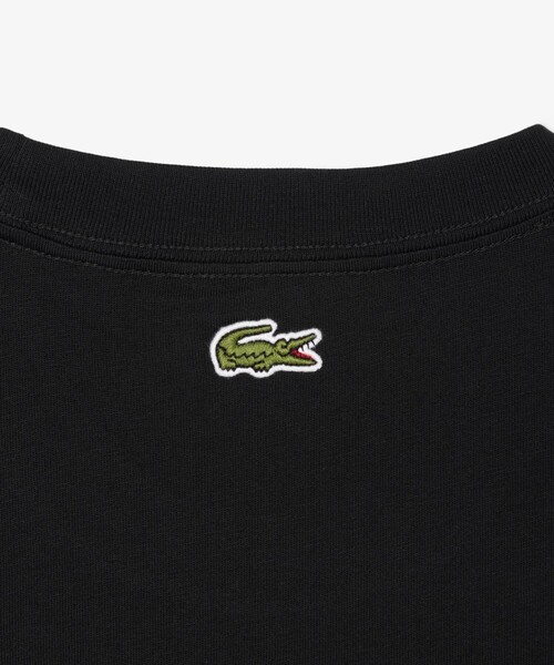 LACOSTE(ラコステ)の「ルネ・ラコステ シグネチャー刺繍ロゴ&ラケットバックプリント半袖Tシャツ(Tシャツ/カットソー・メンズ・ホワイト/ブラック・5/4/2/3)」の14枚目の写真