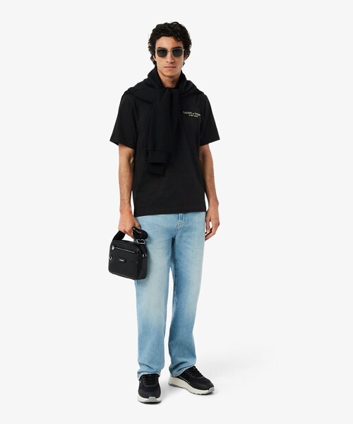LACOSTE(ラコステ)の「ルネ・ラコステ シグネチャー刺繍ロゴ&ラケットバックプリント半袖Tシャツ(Tシャツ/カットソー・メンズ・ホワイト/ブラック・5/4/2/3)」の16枚目の写真