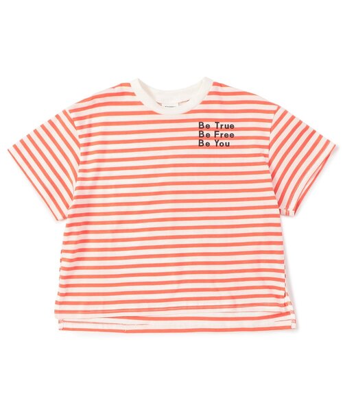 BREEZE（ブリーズ）の「【WEB限定】ビッグシルエットネオン半袖Tシャツ（Tシャツ/カットソー・キッズ・オレンジ/グリーン/ピンク/ライム/ブラック/ターコイズブルー・100/110/120/130/140/150）」の13枚目の写真