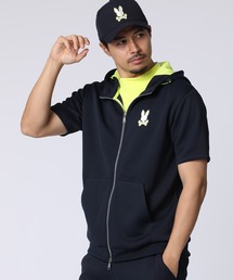 Psycho Bunny | [GOLF]コントラストシグネチャーロゴ 半袖パーカ(パーカー)