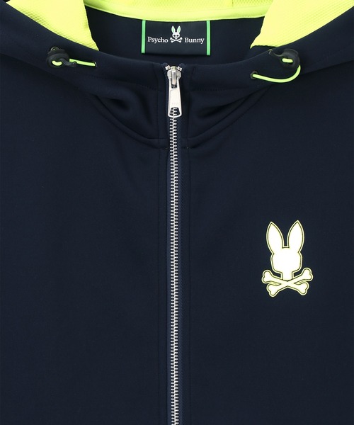 Psycho Bunny（サイコバニー）の「[GOLF]コントラストシグネチャーロゴ 半袖パーカ（パーカー・メンズ・ネイビー/ホワイト・X-LARGE/LARGE/MEDIUM）」の16枚目の写真