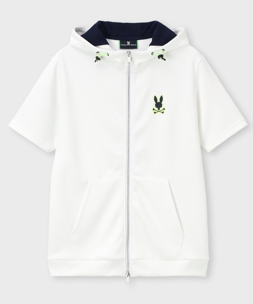 Psycho Bunny（サイコバニー）の「[GOLF]コントラストシグネチャーロゴ 半袖パーカ（パーカー・メンズ・ネイビー/ホワイト・X-LARGE/LARGE/MEDIUM）」の9枚目の写真