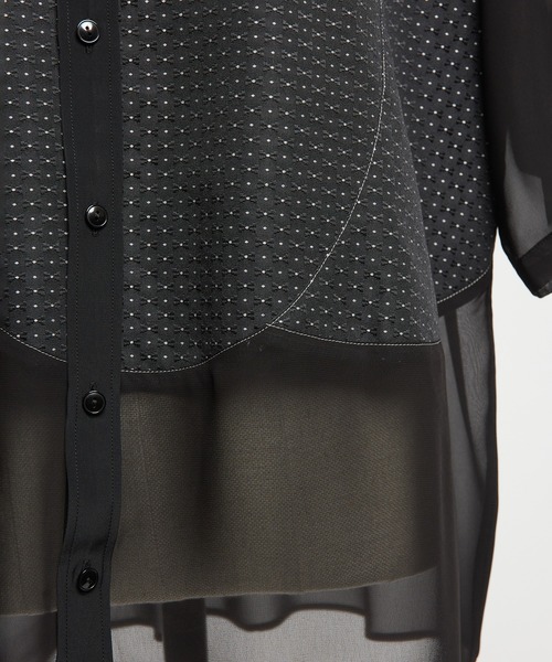 gomme（ゴム）の「チューリップシャツ（シャツ/ブラウス・レディース・ブラック・MEDIUM）」の14枚目の写真