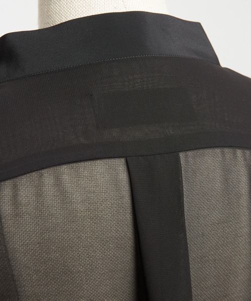 gomme（ゴム）の「チューリップシャツ（シャツ/ブラウス・レディース・ブラック・MEDIUM）」の15枚目の写真