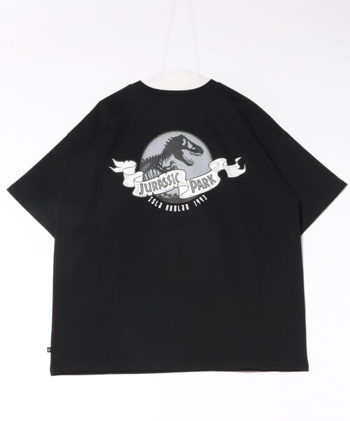 BABYDOLL(ベビードール)の「親子お揃い ジュラシック・パーク ロックTシャツ 1492A(Tシャツ/カットソー・メンズ・ブラック/フューシャピンク・ユニセックスXL/ユニセックスL/ユニセックスM)」の3枚目の写真