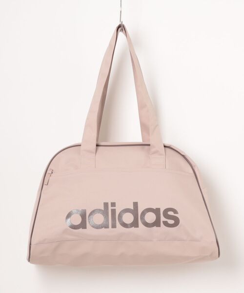 adidas(アディダス)の「《adidas》ウィメンズリニアESSボーリングバッ(ボストンバッグ・メンズ・ベージュ系その他/ブラック×シルバー・フリー)」の2枚目の写真