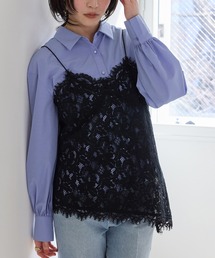 VIS | レースアシンメトリーキャミソール(キャミソール)