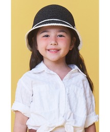 WHITE SANDS（ホワイトサンズ）の「[WHITESANDS KIDS] ペーパーリボン クロシェハット（ハット）」