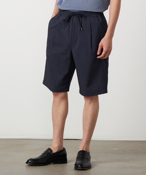 COMME CA ISM(コムサイズム)の「【吸水速乾】リネンライクポリエステル ショートパンツ(その他パンツ・メンズ・カーキ/ブラック/ネイビー・LARGE/MEDIUM)」の3枚目の写真