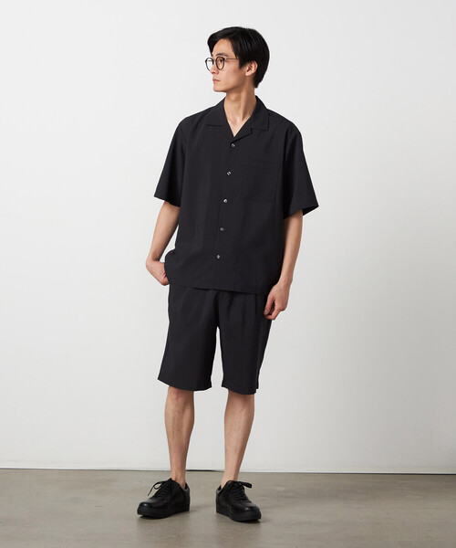 COMME CA ISM(コムサイズム)の「【吸水速乾】リネンライクポリエステル ショートパンツ(その他パンツ・メンズ・カーキ/ブラック/ネイビー・LARGE/MEDIUM)」の5枚目の写真