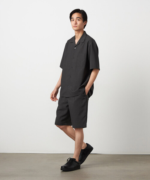 COMME CA ISM(コムサイズム)の「【吸水速乾】リネンライクポリエステル ショートパンツ(その他パンツ・メンズ・カーキ/ブラック/ネイビー・LARGE/MEDIUM)」の12枚目の写真