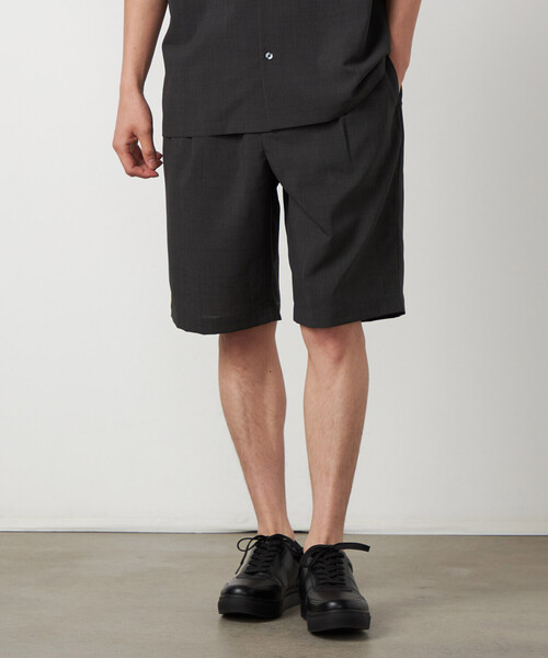 COMME CA ISM(コムサイズム)の「【吸水速乾】リネンライクポリエステル ショートパンツ(その他パンツ・メンズ・カーキ/ブラック/ネイビー・LARGE/MEDIUM)」の14枚目の写真