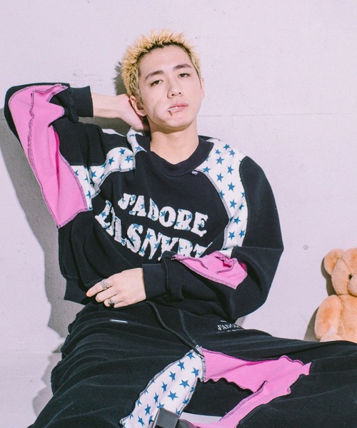 Little sunny bite(リトルサニーバイト)の「littlesunnybite/リトルサニーバイト/sweat top(スウェット・レディース・グレー/ブラック/グレー系その他3・M/S)」の2枚目の写真