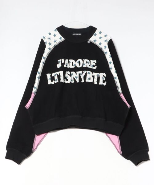 Little sunny bite(リトルサニーバイト)の「littlesunnybite/リトルサニーバイト/sweat top(スウェット・レディース・グレー/ブラック/グレー系その他3・M/S)」の11枚目の写真