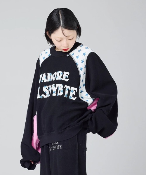 Little sunny bite(リトルサニーバイト)の「littlesunnybite/リトルサニーバイト/sweat top(スウェット・レディース・グレー/ブラック/グレー系その他3・M/S)」の5枚目の写真