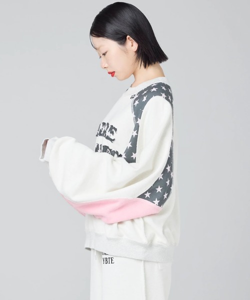 Little sunny bite(リトルサニーバイト)の「littlesunnybite/リトルサニーバイト/sweat top(スウェット・レディース・グレー/ブラック/グレー系その他3・M/S)」の7枚目の写真