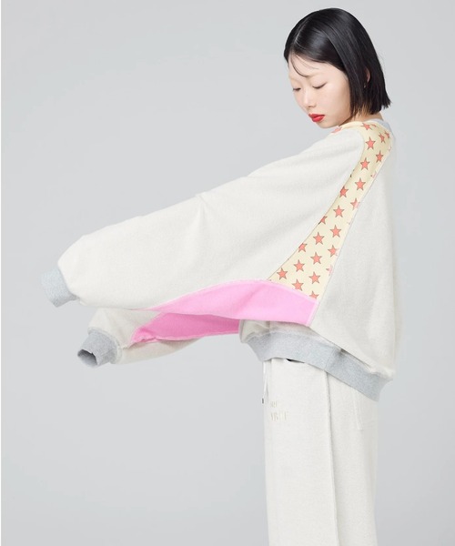 Little sunny bite(リトルサニーバイト)の「littlesunnybite/リトルサニーバイト/sweat top(スウェット・レディース・グレー/ブラック/グレー系その他3・M/S)」の9枚目の写真