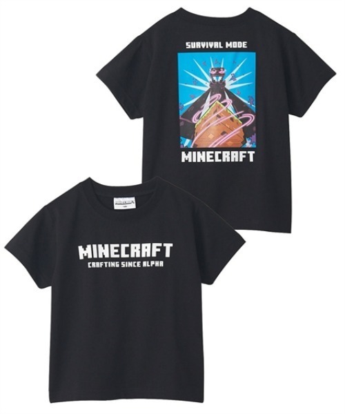 QUNTSTYLE(キュントスタイル)の「【MINECRAFT】半袖プリントTシャツ(Tシャツ/カットソー・キッズ・ホワイト系1/ホワイト系2/ブラック系5/ブラック系2/グレー系/ブラック系4/ホワイト系3/ブルー系/オートミール/ブラック系1/グリーン系/ブラック系3・110/120/130/140/150/160)」の7枚目の写真