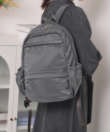 ITS'DEMO | 【6ポケット】裏地ストライプリュック(バックパック/リュック)