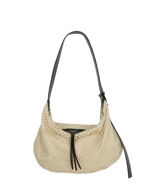 Ameri（アメリ）の「MEDI MESH ROUND SHOULDER BAG（ショルダーバッグ・レディース・ブラウン/アイボリー/ブラック・FREE）」の7枚目の写真