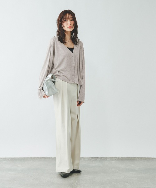 GLOBAL WORK(グローバルワーク)の「UVカットカーデ/636776(カーディガン/ボレロ・レディース・ダークブラウン/ライトグレー/ブラック/ベージュ/オレンジ系その他2・REGULAR/SHORT)」の17枚目の写真