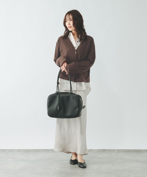 GLOBAL WORK(グローバルワーク)の「UVカットカーデ/636776(カーディガン/ボレロ・レディース・ダークブラウン/ライトグレー/ブラック/ベージュ/オレンジ系その他2・REGULAR/SHORT)」の21枚目の写真