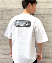 【SIDEWAY STANCE × tamariba】プリント 半袖Tシャツ