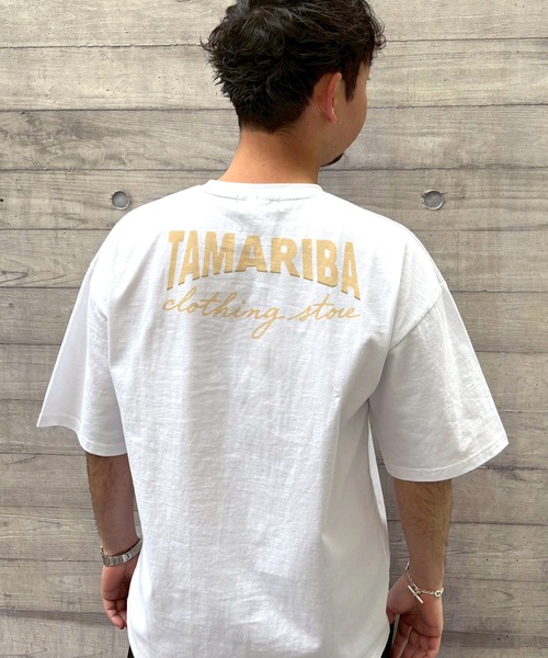 SIDEWAY STANCE（サイドウェイスタンス）の「【SIDEWAY STANCE × tamariba】プリント 半袖Tシャツ（Tシャツ/カットソー・メンズ・ホワイト系2/ホワイト/ブラック/ブラック系2/ホワイト系3/ブラック系/ホワイト系1/ホワイト系/ブラック系3/ブラック系1/ホワイト系4/ブラック系4・SMALL/MEDIUM/LARGE）」の3枚目の写真