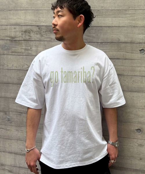 SIDEWAY STANCE（サイドウェイスタンス）の「【SIDEWAY STANCE × tamariba】プリント 半袖Tシャツ（Tシャツ/カットソー・メンズ・ホワイト系2/ホワイト/ブラック/ブラック系2/ホワイト系3/ブラック系/ホワイト系1/ホワイト系/ブラック系3/ブラック系1/ホワイト系4/ブラック系4・SMALL/MEDIUM/LARGE）」の5枚目の写真