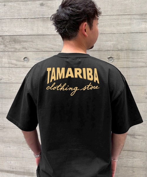 SIDEWAY STANCE（サイドウェイスタンス）の「【SIDEWAY STANCE × tamariba】プリント 半袖Tシャツ（Tシャツ/カットソー・メンズ・ホワイト系2/ホワイト/ブラック/ブラック系2/ホワイト系3/ブラック系/ホワイト系1/ホワイト系/ブラック系3/ブラック系1/ホワイト系4/ブラック系4・SMALL/MEDIUM/LARGE）」の9枚目の写真
