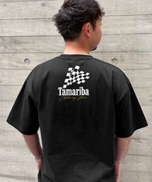 【SIDEWAY STANCE × tamariba】プリント 半袖Tシャツ