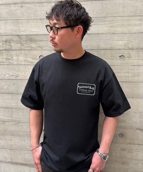 SIDEWAY STANCE（サイドウェイスタンス）の「【SIDEWAY STANCE × tamariba】プリント 半袖Tシャツ（Tシャツ/カットソー・メンズ・ホワイト系2/ホワイト/ブラック/ブラック系2/ホワイト系3/ブラック系/ホワイト系1/ホワイト系/ブラック系3/ブラック系1/ホワイト系4/ブラック系4・SMALL/MEDIUM/LARGE）」の14枚目の写真
