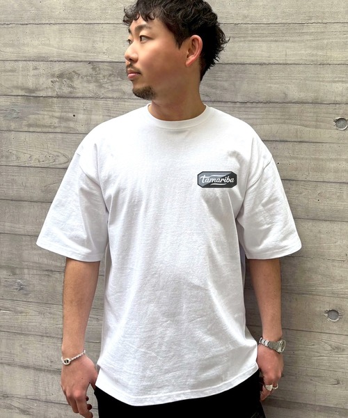 SIDEWAY STANCE（サイドウェイスタンス）の「【SIDEWAY STANCE × tamariba】プリント 半袖Tシャツ（Tシャツ/カットソー・メンズ・ホワイト系2/ホワイト/ブラック/ブラック系2/ホワイト系3/ブラック系/ホワイト系1/ホワイト系/ブラック系3/ブラック系1/ホワイト系4/ブラック系4・SMALL/MEDIUM/LARGE）」の15枚目の写真