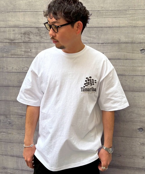 SIDEWAY STANCE（サイドウェイスタンス）の「【SIDEWAY STANCE × tamariba】プリント 半袖Tシャツ（Tシャツ/カットソー・メンズ・ホワイト系2/ホワイト/ブラック/ブラック系2/ホワイト系3/ブラック系/ホワイト系1/ホワイト系/ブラック系3/ブラック系1/ホワイト系4/ブラック系4・SMALL/MEDIUM/LARGE）」の20枚目の写真
