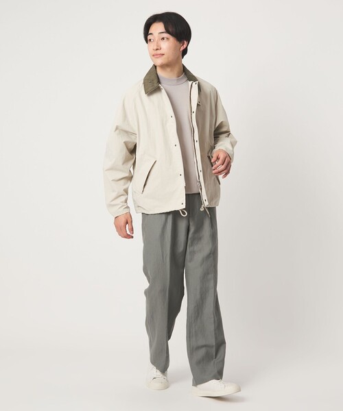 green label relaxing（グリーンレーベルリラクシング）の「MTB コットン ハイゲージ モックネック ニット Tシャツ（ニット/セーター・メンズ・ライム/ブラック/ライトグレー・XL/S/L/M）」の8枚目の写真