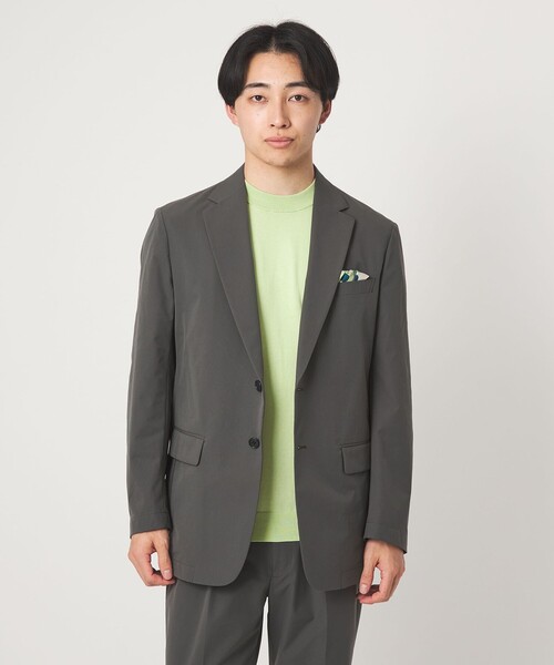 green label relaxing（グリーンレーベルリラクシング）の「MTB コットン ハイゲージ モックネック ニット Tシャツ（ニット/セーター・メンズ・ライム/ブラック/ライトグレー・XL/S/L/M）」の9枚目の写真