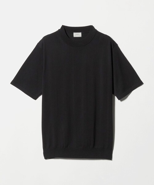 green label relaxing（グリーンレーベルリラクシング）の「MTB コットン ハイゲージ モックネック ニット Tシャツ（ニット/セーター・メンズ・ライム/ブラック/ライトグレー・XL/S/L/M）」の20枚目の写真