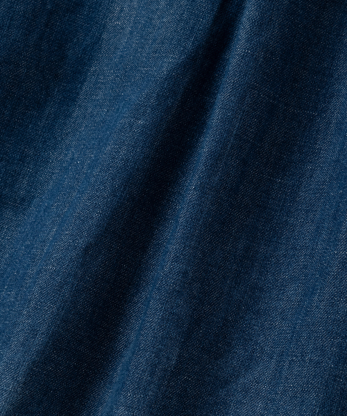 NONBLANK(ノンブランク)の「ウォッシングデニムLSシャツ_MID BLUE(シャツ/ブラウス・メンズ・ブルー・MEDIUM/LARGE/X-LARGE/SMALL)」の9枚目の写真