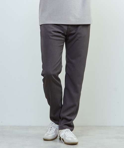 MEN'S MELROSE(メンズメルローズ)の「ウーリーライトクロス5ポケットパンツ(その他パンツ・メンズ・グレー/ネイビー/ブラック・2/3/4/5)」の1枚目の写真