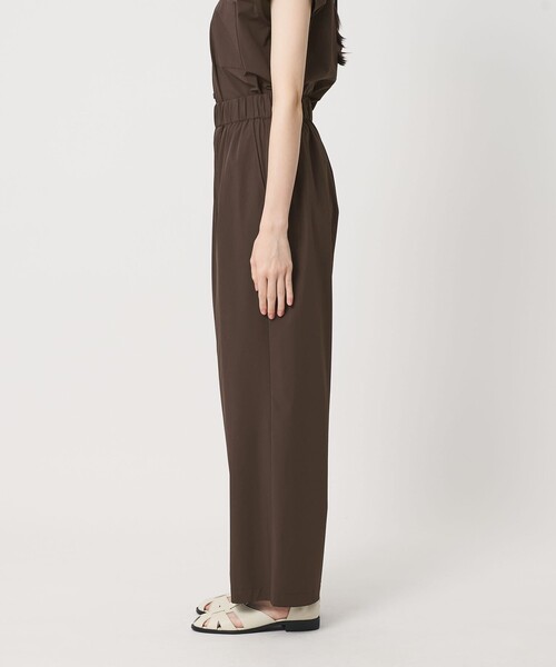 BEAUTY&YOUTH UNITED ARROWS（ビューティーアンドユースユナイテッドアローズ）の「【WEB限定 Wardrobe DAILY MINIMAL】オープンカラーシャツ＆イージーパンツ 接触冷感 UVカット はっ水（ワンピース・レディース・ブラック/ダークブラウン/ベージュ・M/S）」の13枚目の写真