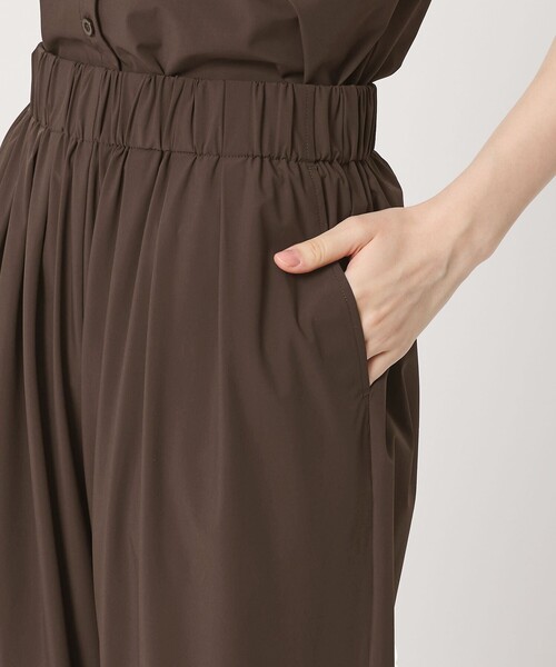BEAUTY&YOUTH UNITED ARROWS（ビューティーアンドユースユナイテッドアローズ）の「【WEB限定 Wardrobe DAILY MINIMAL】オープンカラーシャツ＆イージーパンツ 接触冷感 UVカット はっ水（ワンピース・レディース・ブラック/ダークブラウン/ベージュ・M/S）」の17枚目の写真