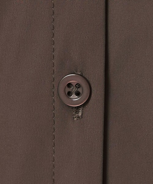 BEAUTY&YOUTH UNITED ARROWS（ビューティーアンドユースユナイテッドアローズ）の「【WEB限定 Wardrobe DAILY MINIMAL】オープンカラーシャツ＆イージーパンツ 接触冷感 UVカット はっ水（ワンピース・レディース・ブラック/ダークブラウン/ベージュ・M/S）」の19枚目の写真