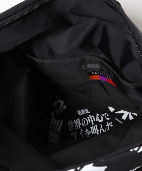 RADIO EVA（ラヂオエヴァ）の「RADIO EVA EVANGELION/エヴァンゲリオン ロゴタイプ 4NKバックパック 通勤 通学 旅行 A4収納 推し活 メンズ レディース（バックパック/リュック・メンズ・ブラック系その他・ONE SIZE）」の10枚目の写真