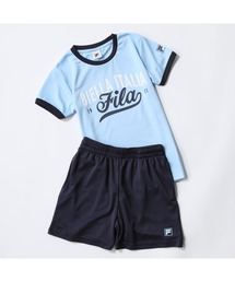 FILA（フィラ）の「FILA フィラ 半袖Tシャツ ハーフパンツ セットアップ ロゴプリント 軽量（Tシャツ/カットソー）」