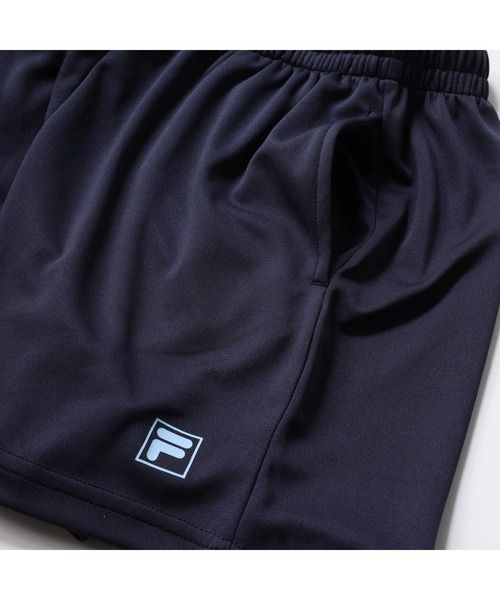 FILA(フィラ)の「FILA フィラ 半袖Tシャツ ハーフパンツ セットアップ ロゴプリント 軽量(Tシャツ/カットソー・キッズ・サックスブルー/レモンイエロー/ラベンダー・110cm/130cm/150cm/120cm/140cm/160cm)」の17枚目の写真