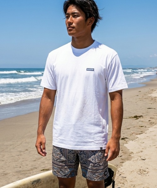 HANGTEN(ハンテン)の「【HANGTEN/ハンテン】スノードライ天竺胸刺繍Tシャツ/胸刺繍 吸汗速乾 カジュアル サーフ 半袖(Tシャツ/カットソー・メンズ・エメラルド/ホワイト/レッド/ネイビー・X-LARGE/LARGE/MEDIUM)」の5枚目の写真