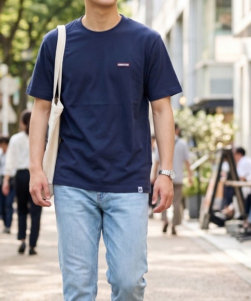 HANGTEN(ハンテン)の「【HANGTEN/ハンテン】スノードライ天竺胸刺繍Tシャツ/胸刺繍 吸汗速乾 カジュアル サーフ 半袖(Tシャツ/カットソー・メンズ・エメラルド/ホワイト/レッド/ネイビー・X-LARGE/LARGE/MEDIUM)」の7枚目の写真